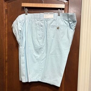Harbor Bay Sky Blue Flat Front Shorts